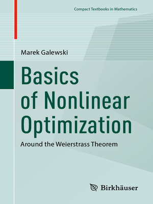 cover image of Basics of Nonlinear Optimization